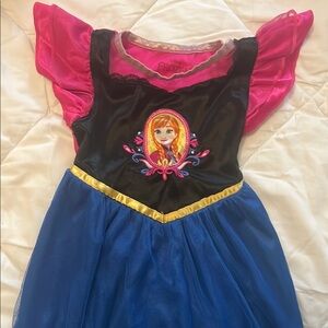 Disney Frozen Ana Pink and Blue Nightgown 3T
